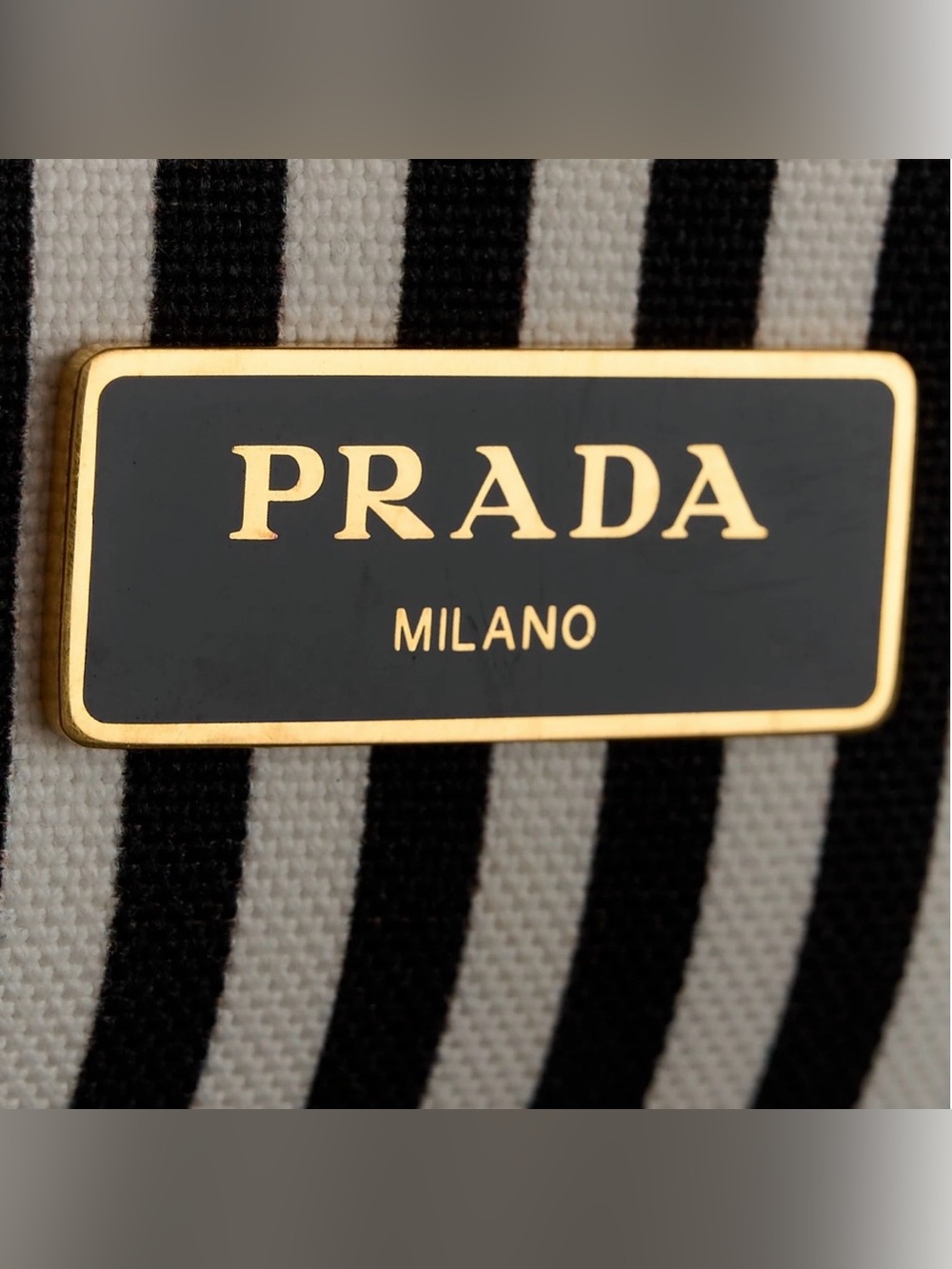 Prada Black Canapa bag - Picture 8 of 16